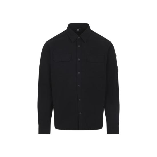  씨피 컴퍼니 긴팔 티셔츠 C.P. 회사 Ls 셔츠 블랙 - C.P. COMPANY