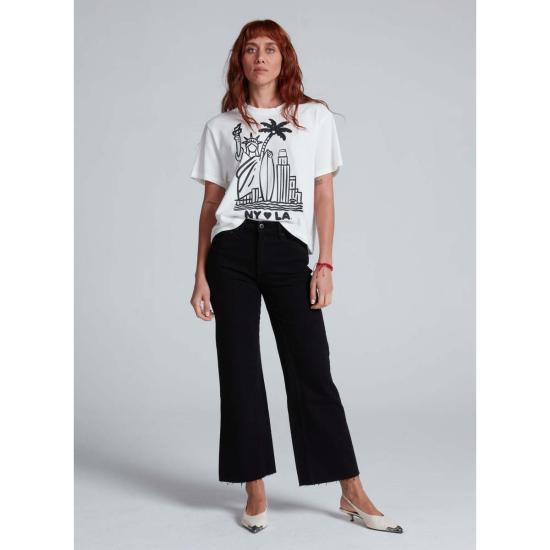  ASKK 뉴욕 반팔 티셔츠 Askk Ny Shrunken Boy 티셔츠 Ny La - ASKK NY