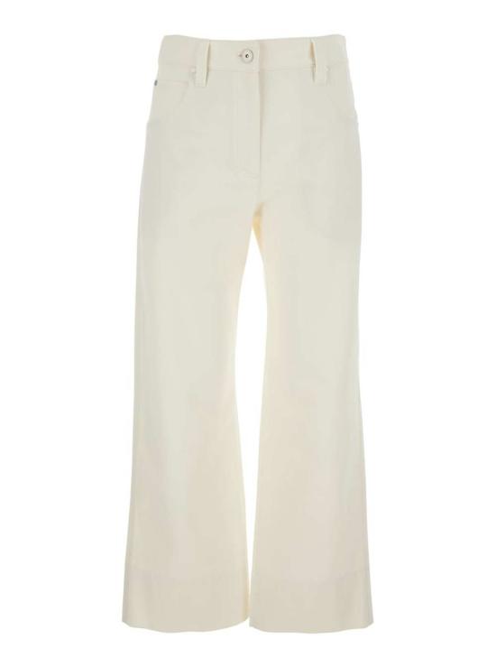  브루넬로 쿠치넬리 크롭 팬츠 Brunello Cucinelli 모닐  화이트