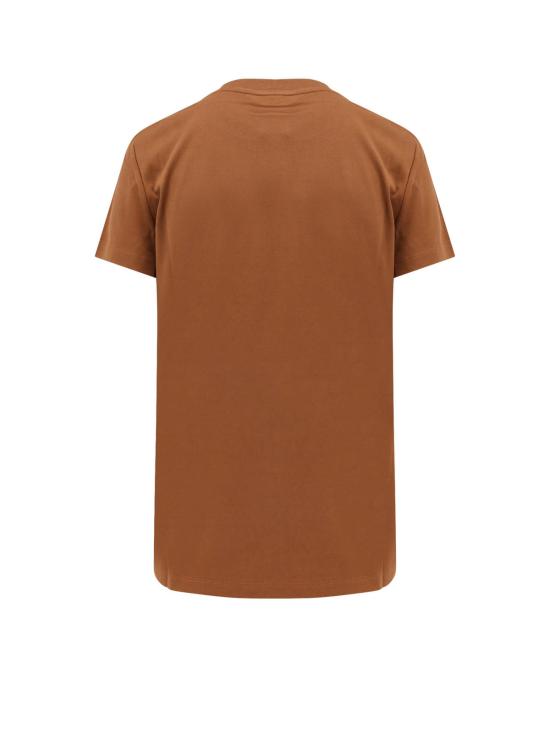  막스마라 반팔 티셔츠 막스 마라 지오바네 티셔츠 브라운 - MAX MARA