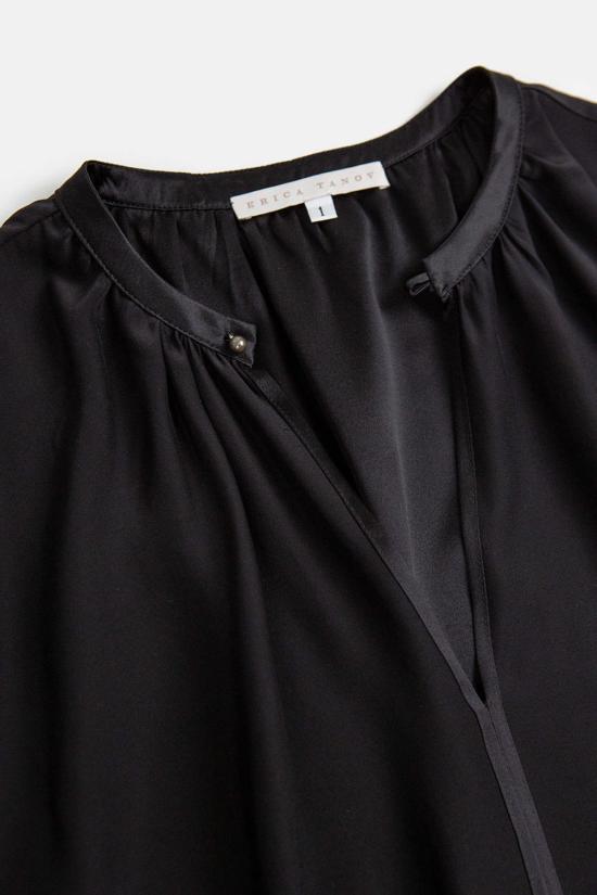  에리카 타노브 블라우스 에리카 타노프 패티 실크 샤르뫼즈  블랙 - ERICA TANOV