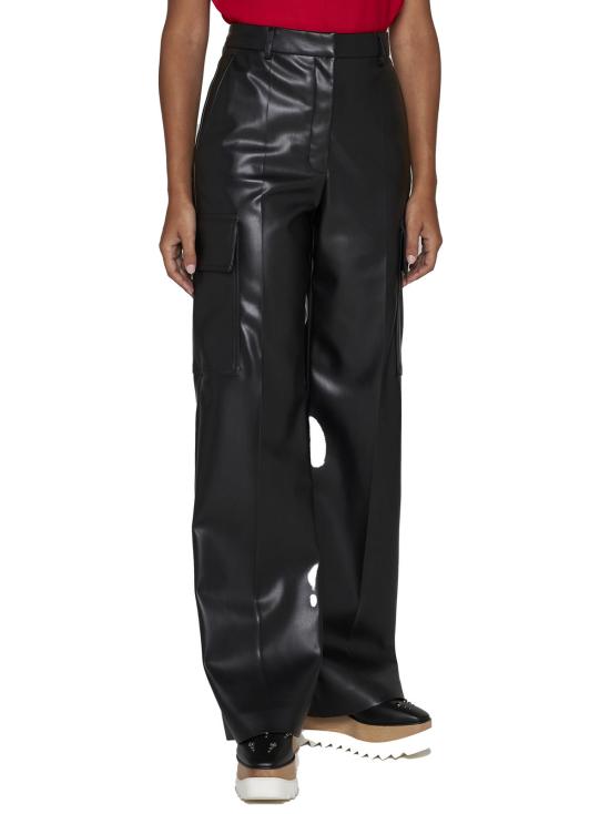  스텔라 맥카트니 팬츠 스텔라 매카트니 카고  블랙 - STELLA MCCARTNEY