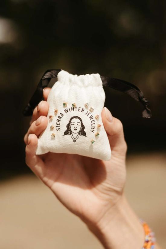  시에라 윈터 주얼리 이어링 애프터 아워스  핑크 사파이어 - SIERRA WINTER JEWELRY