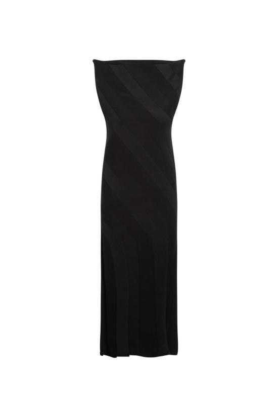 올리비아 라티노비치 롱 원피스 에니드 드레스 블랙 - OLIVIA LATINOVICH