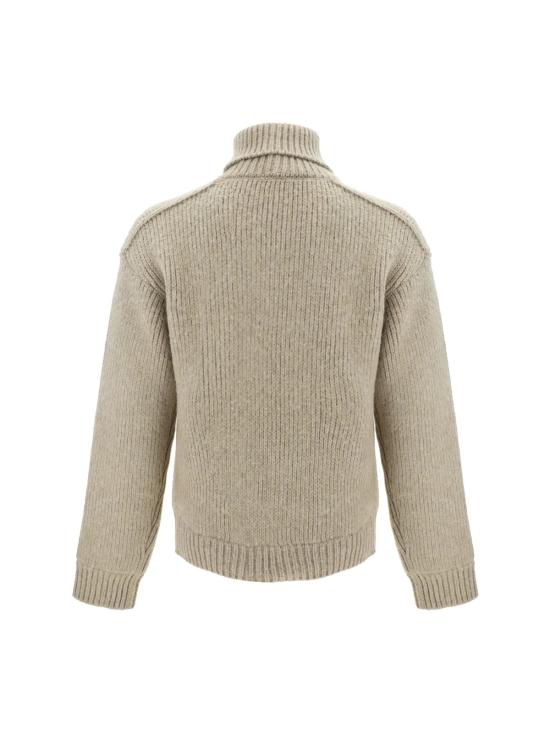  버버리 스웨터 카푸치노 울 블렌드  린든 - BURBERRY