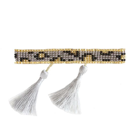  포스테리 팔찌 포스터리 레오파드 실버