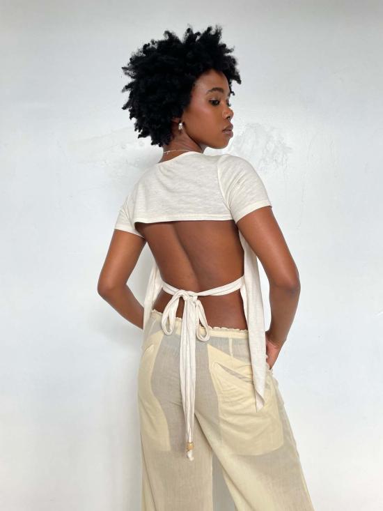  Abacaxi 반팔 티셔츠 아바카시 과일 향수 비즈 티셔츠 - OTHER BRANDS