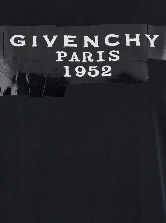  지방시 반팔 티셔츠 레귤러 티셔츠 블랙 - GIVENCHY