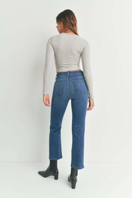  저스트 블랙 데님 데님 팬츠 더 새터데이 스트레이트 - JUST BLACK DENIM