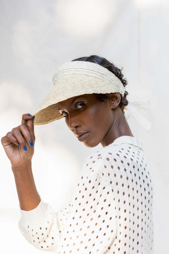  Abacaxi 모자 아바카시 핸드우븐 바이저 멀티 - OTHER BRANDS