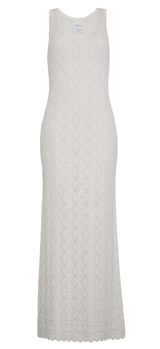  일레븐 식스 롱 원피스 콜렛 드레스 아이보리 - ELEVEN SIX