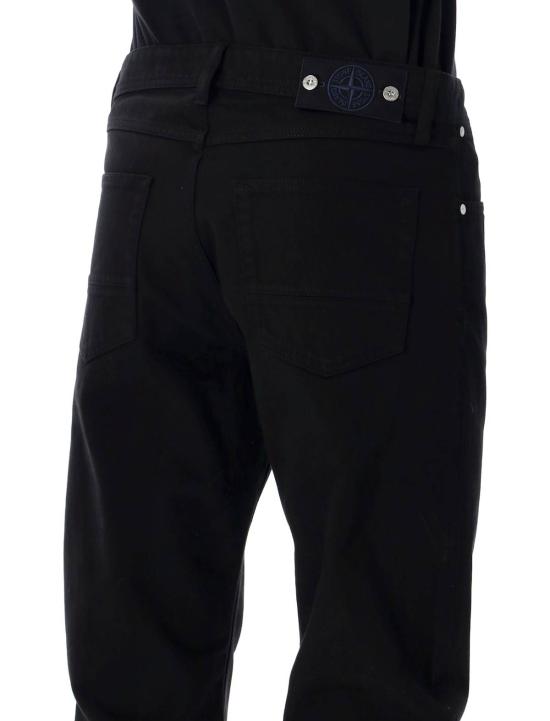  스톤 아일랜드 데님 팬츠 코튼 진 블랙 - STONE ISLAND