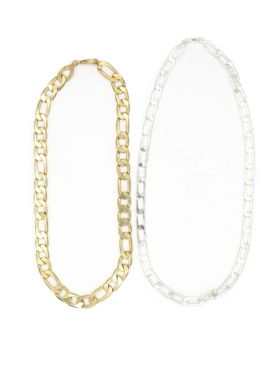  페어 아니타 목걸이/팬던트 청키 체인 레이어링 목걸이