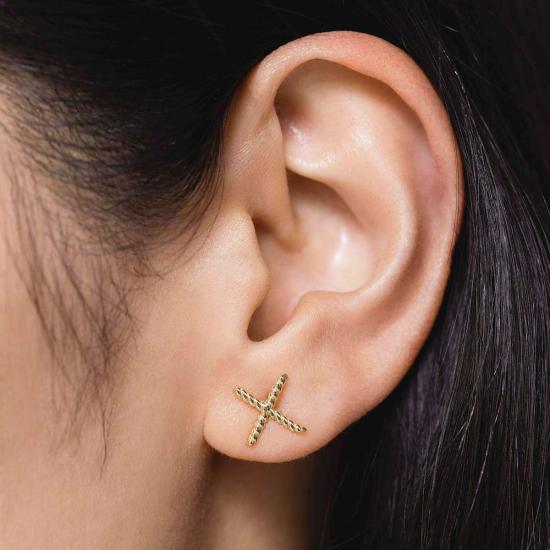  몬세라트 뉴욕 이어링 The Cruzado Studs - MONTSERRAT NEW YORK