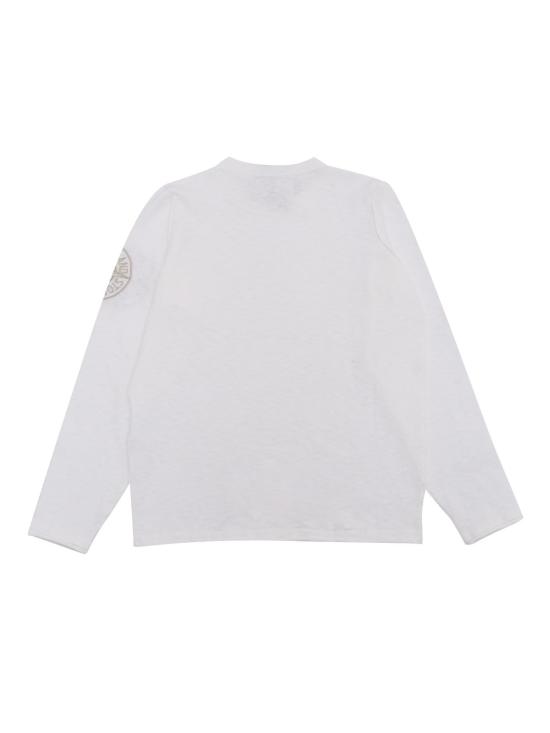  [키즈] 스톤 아일랜드 풀오버 키즈  스웨터 화이트 - STONE ISLAND