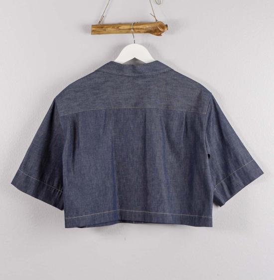  니콜슨&니콜슨 셔츠 니콜슨 & 니콜슨 로마 크롭 데님 셔츠 - NICHOLSON & NICHOLSON