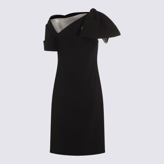  막스마라 미디 원피스 막스 마라 블랙 드레스 블랙 - MAX MARA