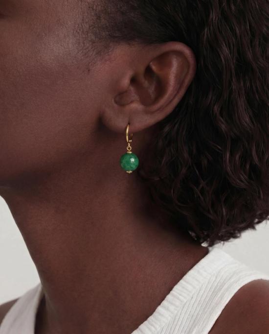  세레 이어링 Seree Nadene 제이드 드롭 - SEREE