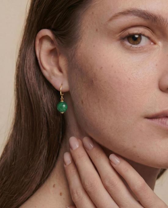  세레 이어링 Seree Nadene 제이드 드롭 - SEREE