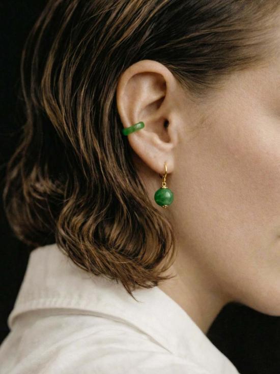  세레 이어링 Seree Nadene 제이드 드롭 - SEREE