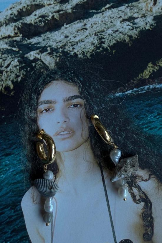  오디세이아 이어링 Odissea Ny Aegis 후프 귀걸이