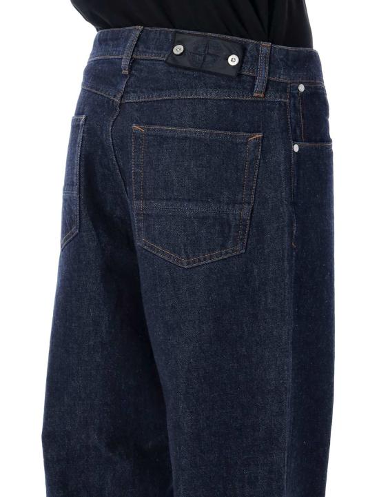  스톤 아일랜드 데님 팬츠 인디고 린스드  루즈 진 다크 블루 - STONE ISLAND
