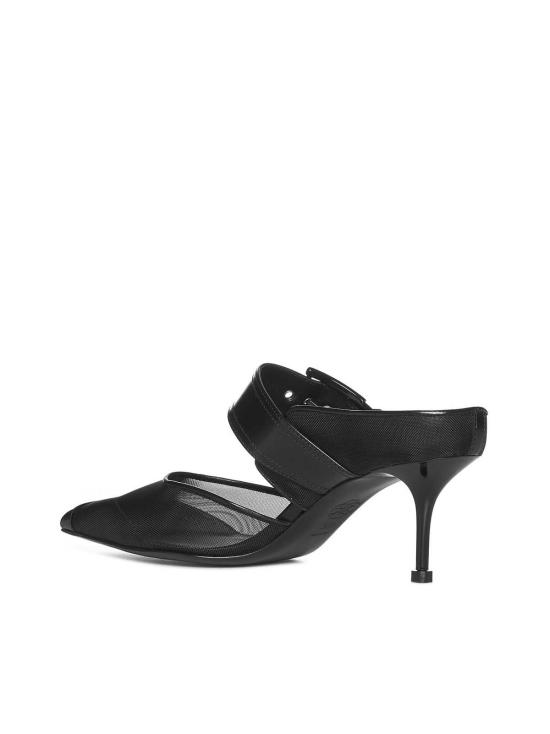  알렉산더 맥퀸 샌들 펑크  (버클 장식, 블랙) - ALEXANDER MCQUEEN