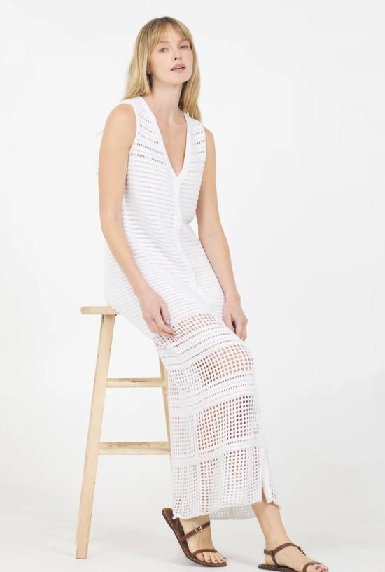  원 그레이 데이 롱 원피스 안드레아 민소매 드레스 - ONE GREY DAY