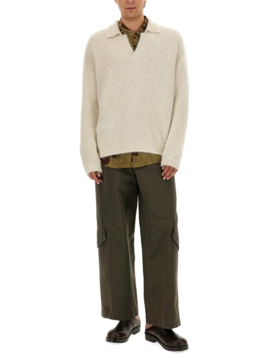  우마 왕 스웨터 울 블렌드  화이트 - UMA WANG