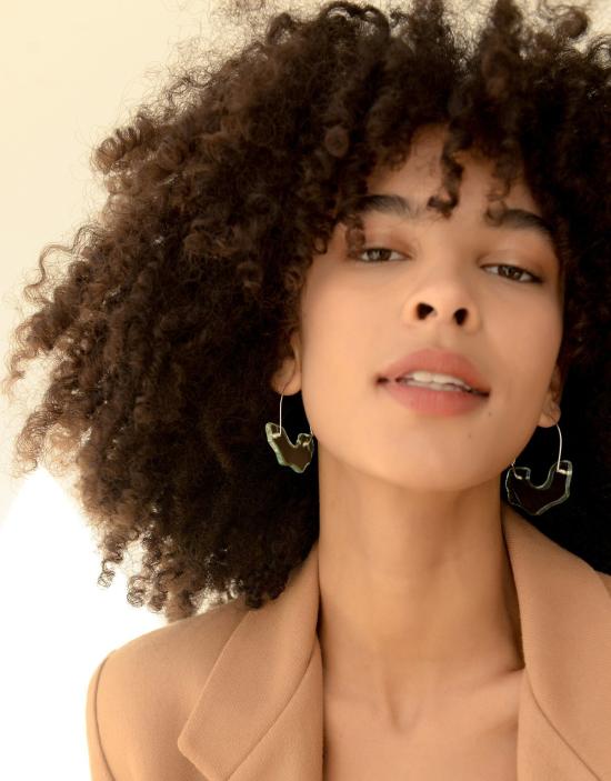  클레드 이어링 폴라 아치 후프 - CLED