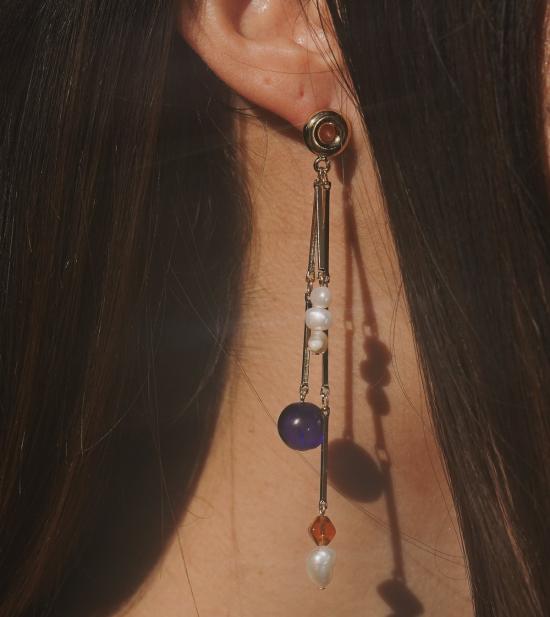  린지 루이스 주얼리 이어링 린지 루이스 마리온 골드 - LINDSAY LEWIS JEWELRY