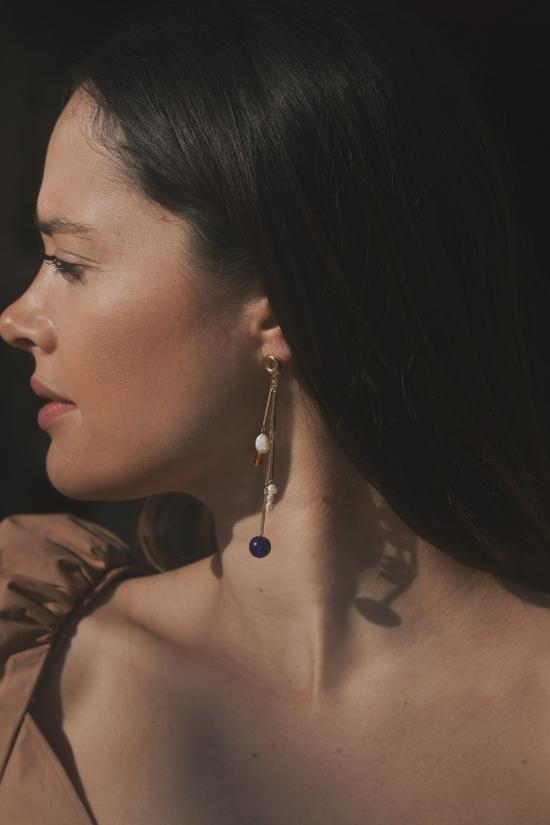  린지 루이스 주얼리 이어링 린지 루이스 마리온 골드 - LINDSAY LEWIS JEWELRY