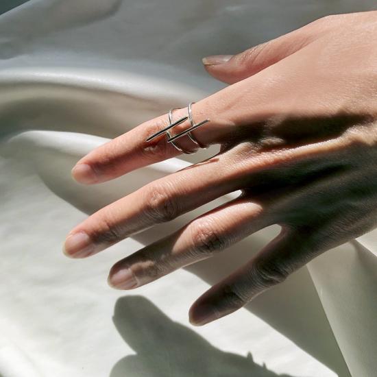  메탈렙시스 프로젝트 반지 인피니티 바 링 스털링 실버