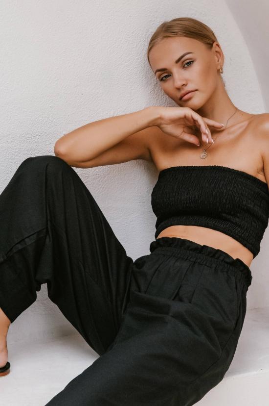  Balinese Linen 민소매 티셔츠 발리산 린넨 스모크 튜브탑 - OTHER BRANDS