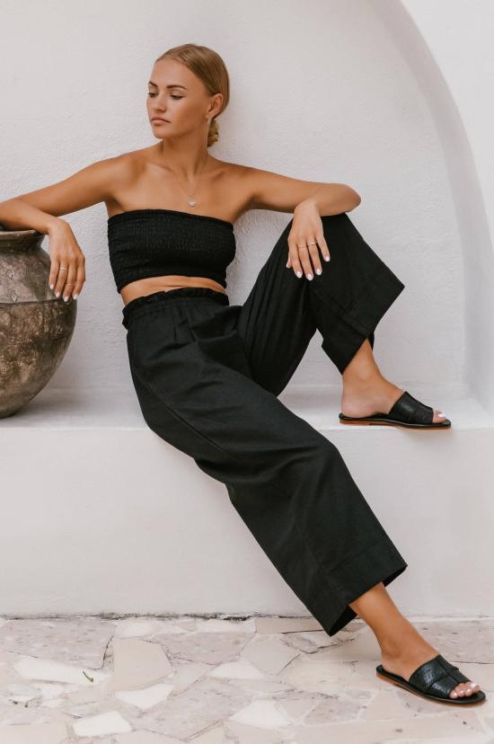  Balinese Linen 민소매 티셔츠 발리산 린넨 스모크 튜브탑 - OTHER BRANDS