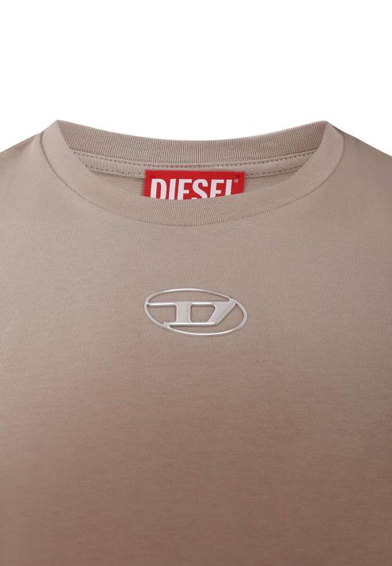  [키즈] 디젤 트레이닝 상의 아동용  티셔츠 베이지색 - DIESEL