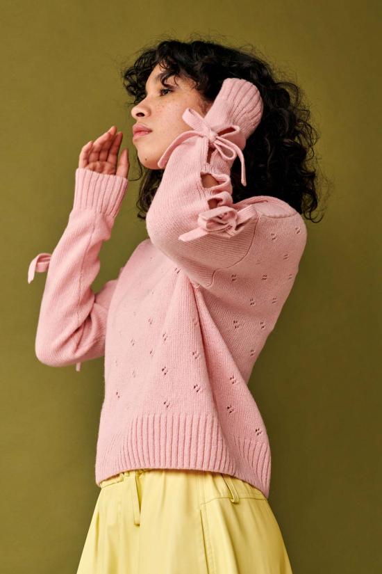  지지 니트웨어 스웨터 Gi Gi 니트웨어 보우 - GIGI KNITWEAR