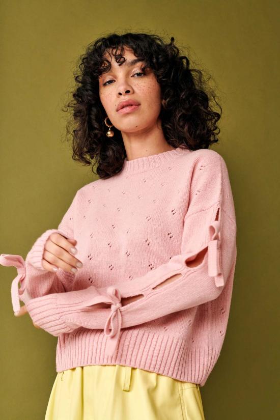  지지 니트웨어 스웨터 Gi Gi 니트웨어 보우 - GIGI KNITWEAR