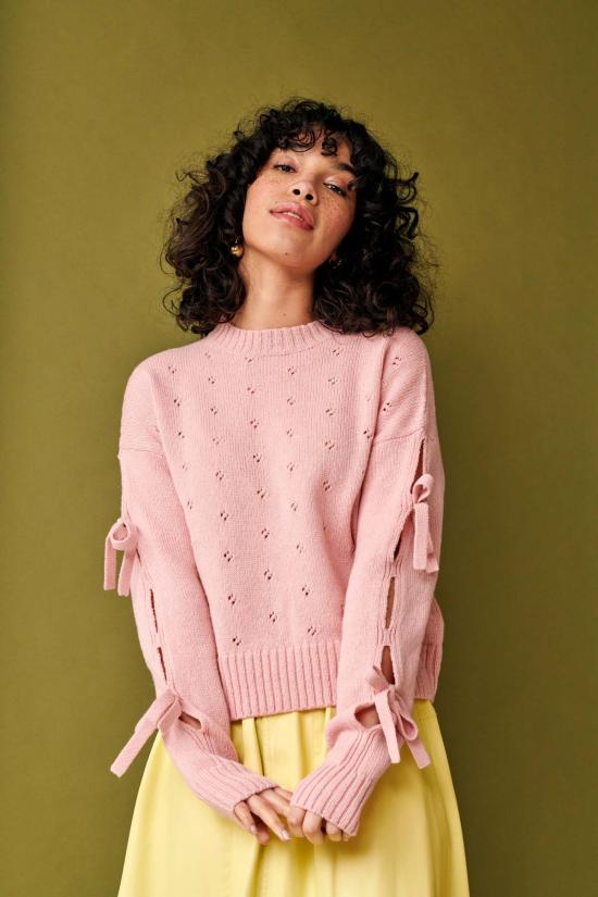  지지 니트웨어 스웨터 Gi Gi 니트웨어 보우 - GIGI KNITWEAR