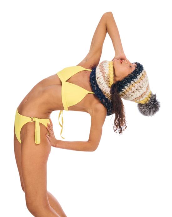  Mischa Lampert 비키니 수영복 미샤 램퍼트 비키니 탑/하의 레몬색 - OTHER BRANDS