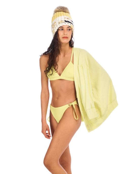  미샤램퍼트 비키니 수영복 미샤 램퍼트 비키니 탑/하의 레몬색