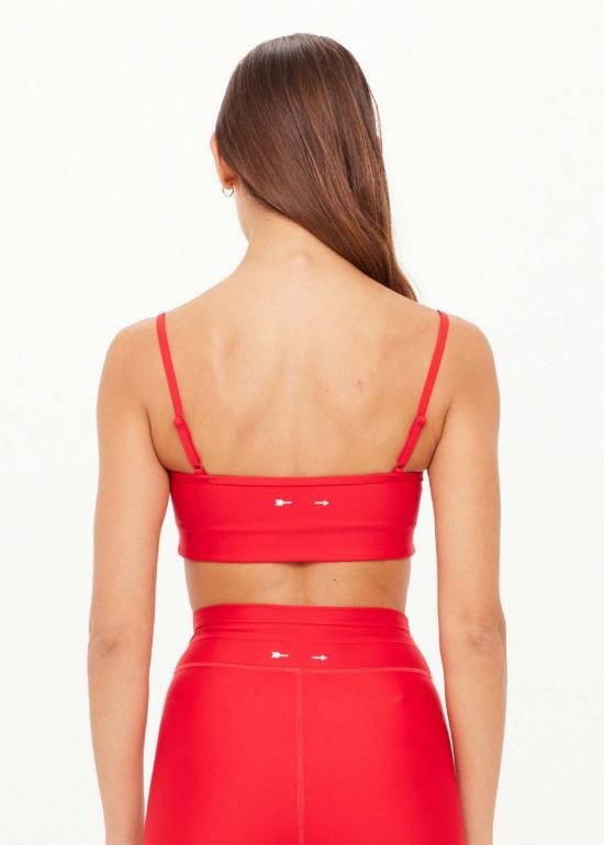  더 업사이드 브라 업사이드 옥스포드 허튼 스쿱  체리 - THE UPSIDE