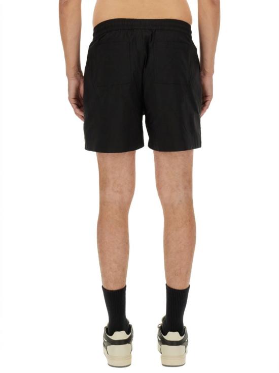  리프레젠트 숏팬츠 버뮤다를 대표하는 로고가 새겨진 블랙 반바지 - REPRESENT
