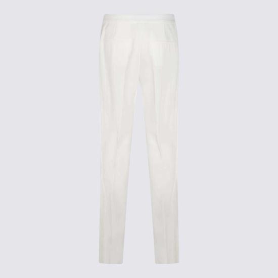  막스마라 스트레이트 팬츠 막스 마라 빈치타  화이트 - MAX MARA