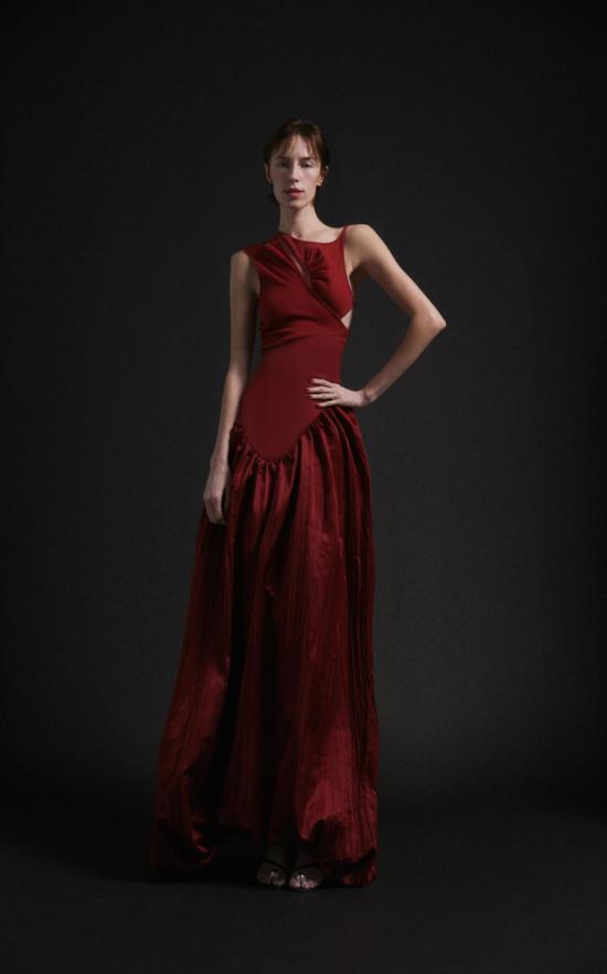  Luisa et La Luna 롱 스커트 Luisa Et La Luna 다프네 스커트 루비