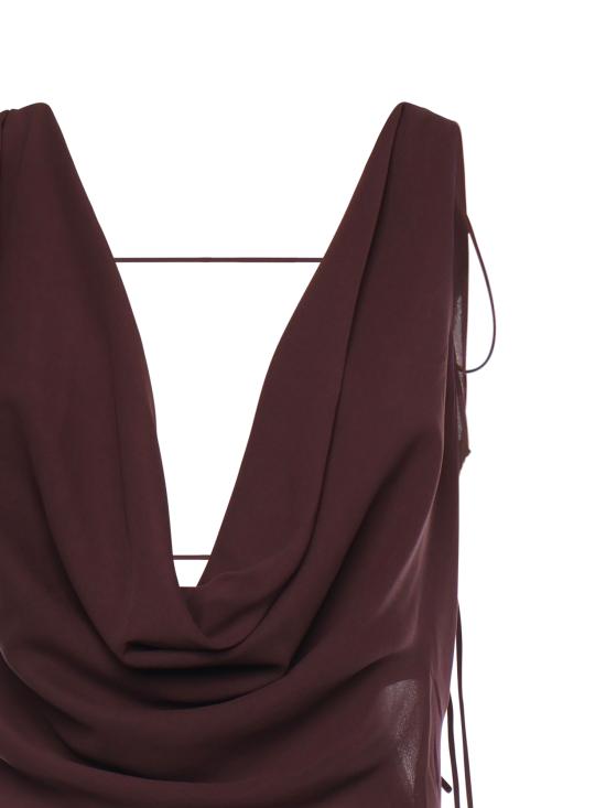 26SS 안다마네 롱 원피스 T190139A TNS038AUBERGINE - ANDAMANE