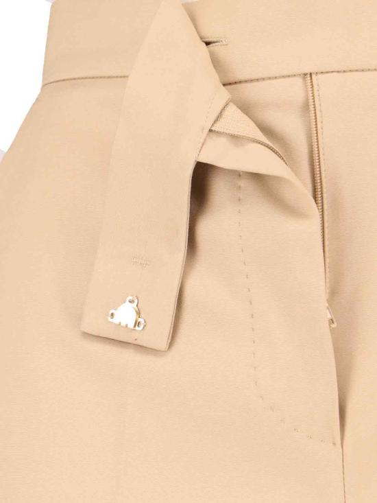  막스마라 스트레이트 팬츠 맥스 마라 피니시 와이드 팬츠 샌드 - MAX MARA