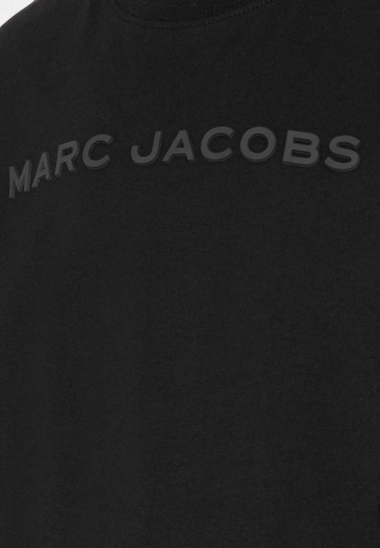  [키즈] 마크제이콥스 트레이닝 상의 마크 제이콥스 아동용 로고 티셔츠 블랙 - MARC JACOBS