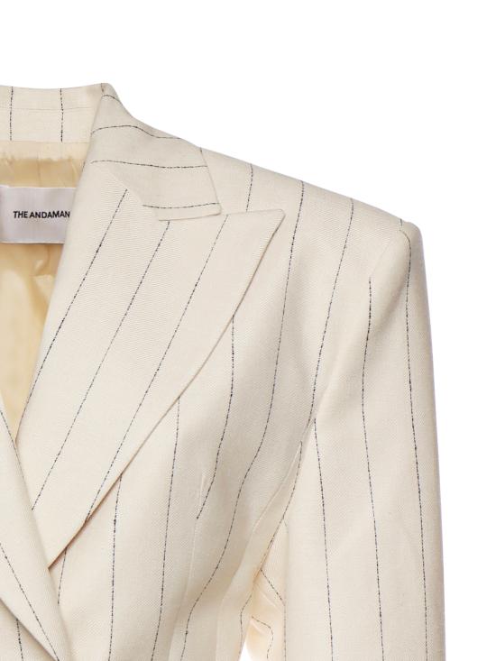 26SS 안다마네 수트 자켓 T193019C TNV136MILK BLACK - ANDAMANE