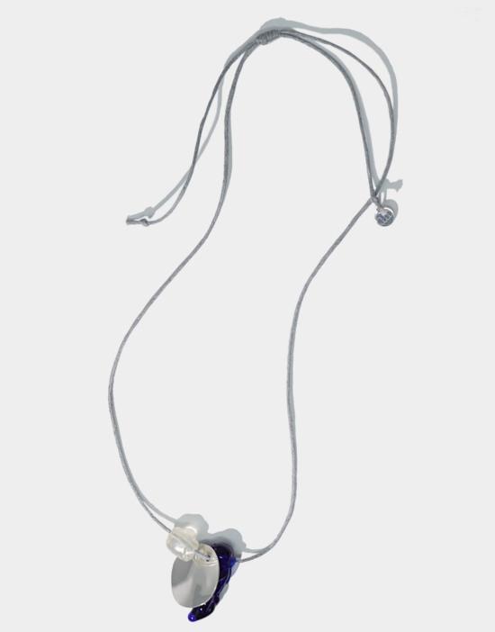  클레드 목걸이/팬던트 비정형 긴 클러스터 목걸이 - CLED